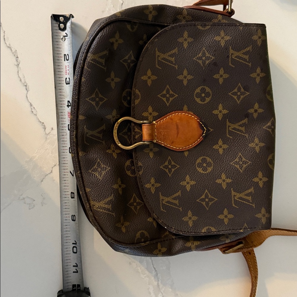 Louis Vuitton Brown and Tan Monogram Crossbody Bag - Picture 5 of 9